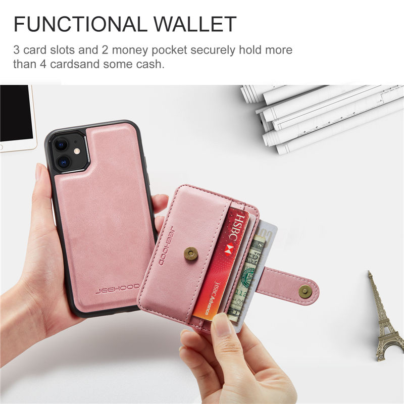 JEEHOOD iPhone 11 Pro Wallet Case