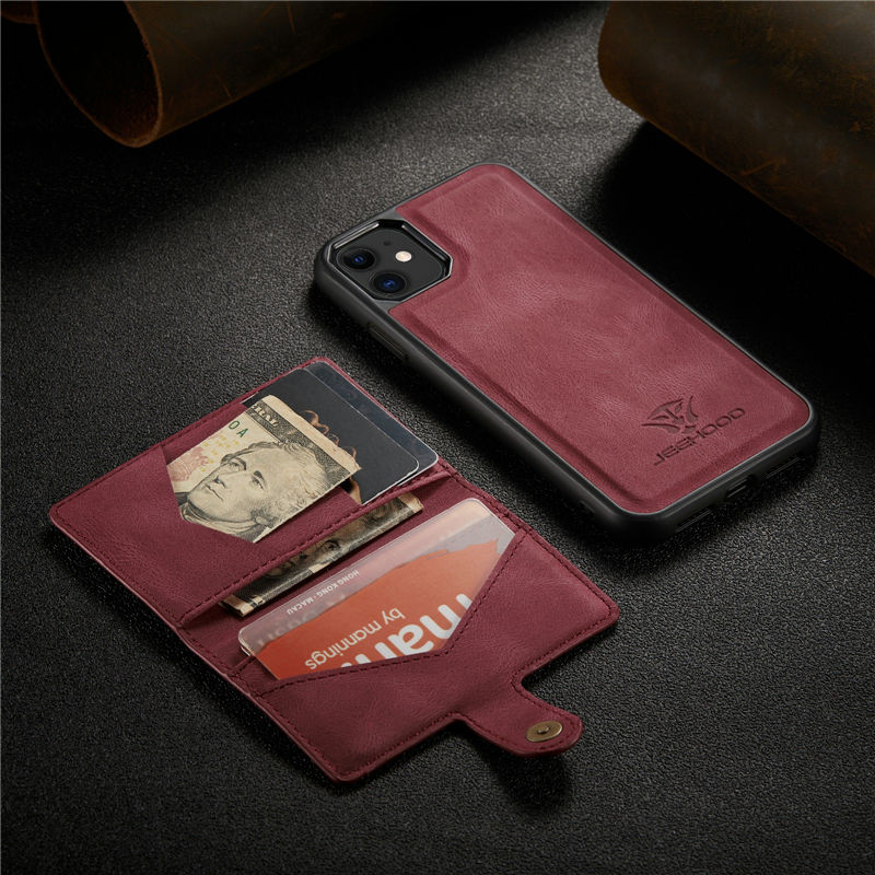 JEEHOOD iPhone 11 Wallet Case