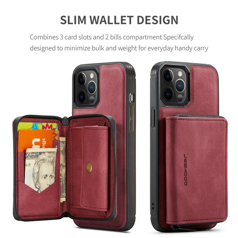 JEEHOOD iPhone 12 Mini Wallet Case