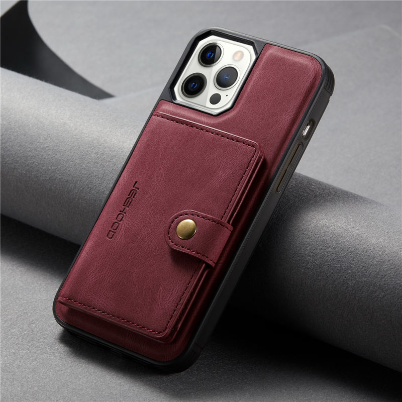JEEHOOD iPhone 12/12 Pro Wallet Case
