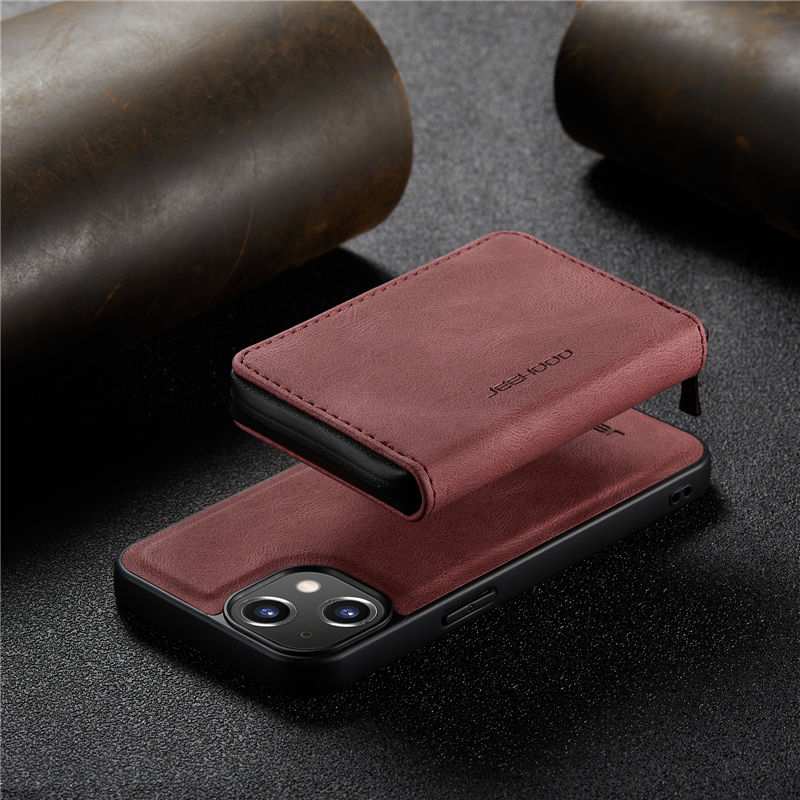 JEEHOOD iPhone 13 Wallet Case