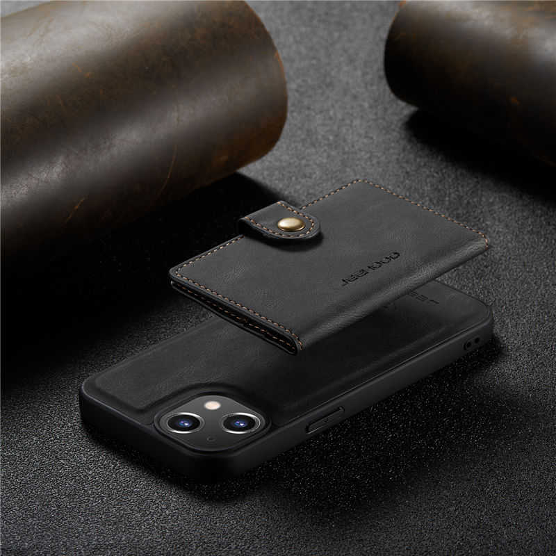 JEEHOOD iPhone 13 Wallet Case