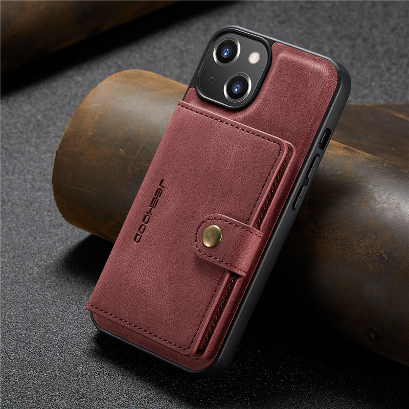 JEEHOOD iPhone 13 Wallet Case