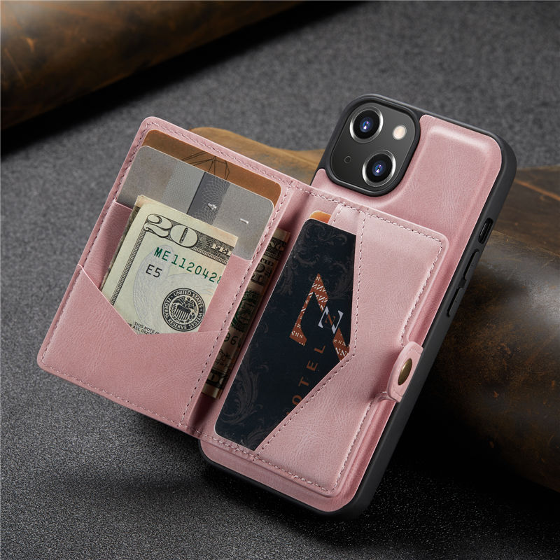 JEEHOOD iPhone 13 Wallet Case