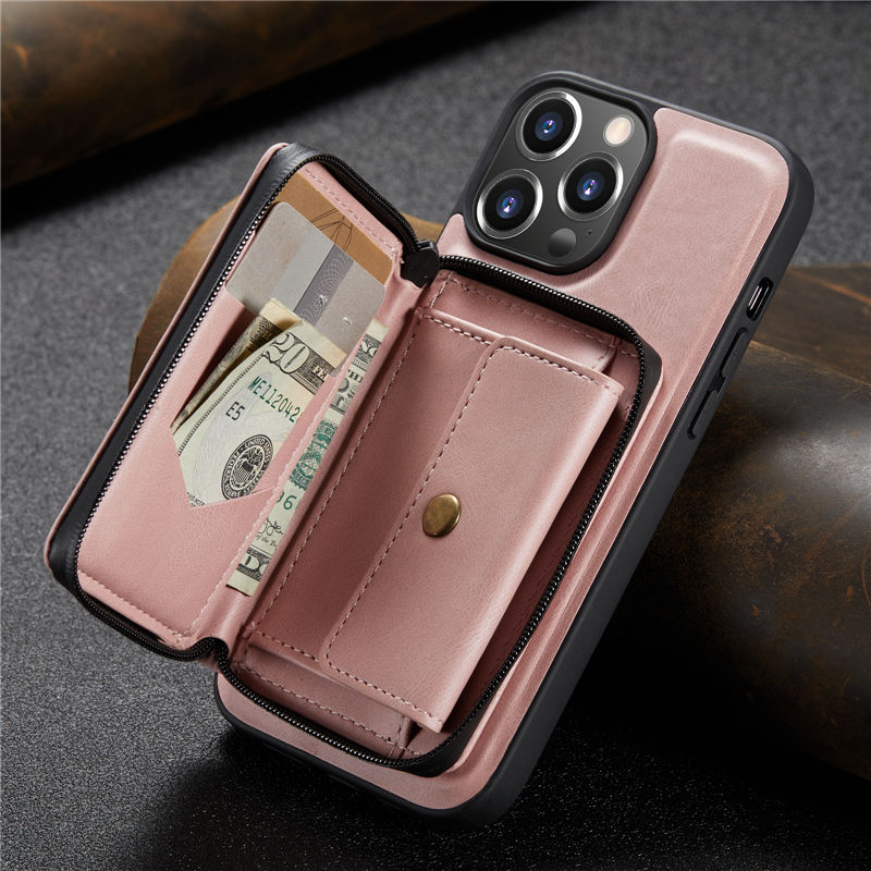 JEEHOOD iPhone 13 Pro Wallet Case