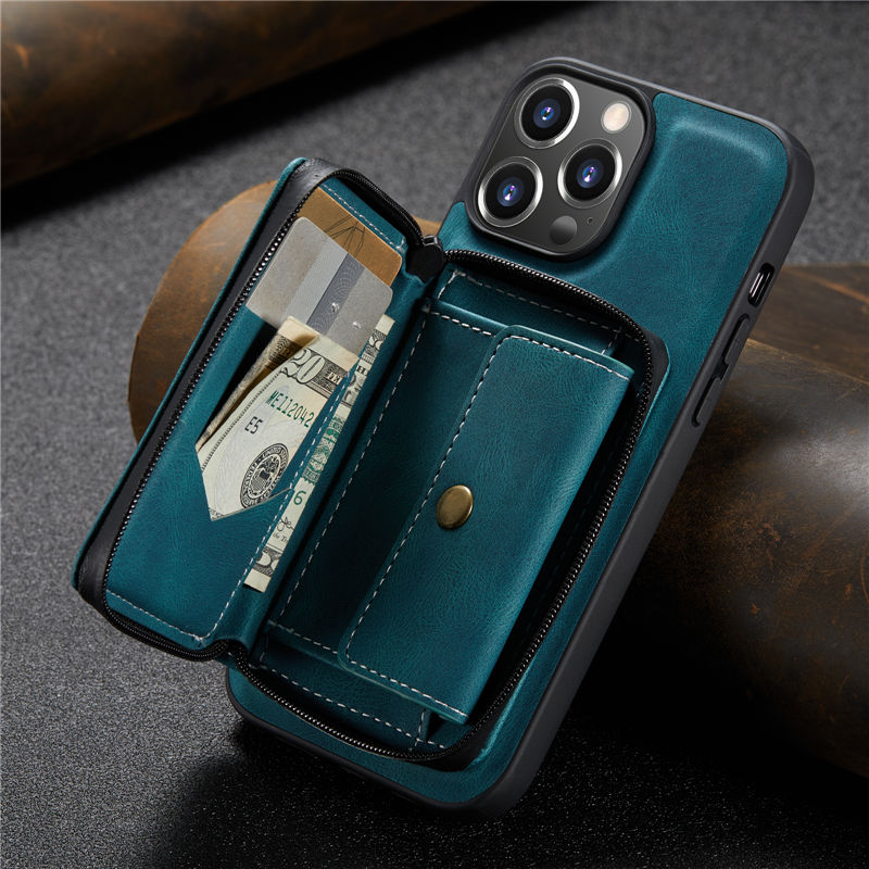 JEEHOOD iPhone 13 Pro Max Wallet Case
