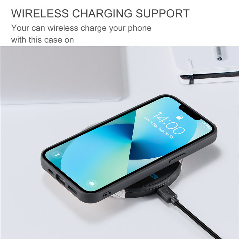 JEEHOOD iPhone 14 Plus Detachable 2-in-1 Zipper Wallet Case