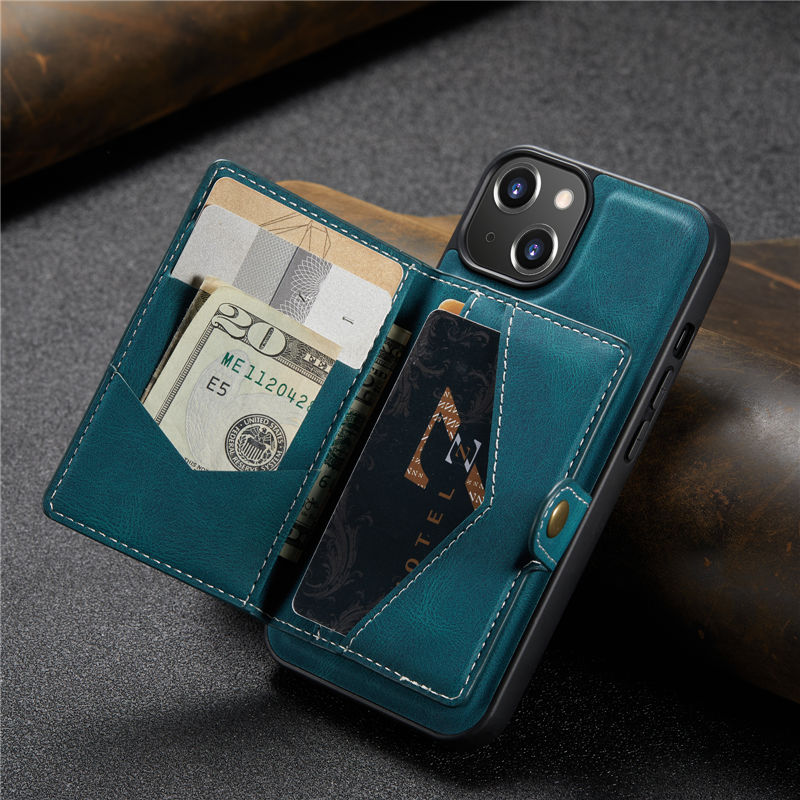 JEEHOOD iPhone 14 Plus Wallet Case