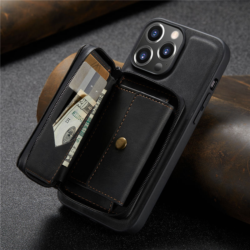 JEEHOOD iPhone 14 Pro Wallet Case