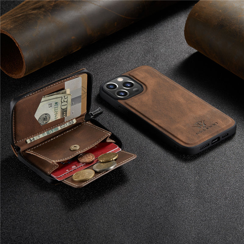 JEEHOOD iPhone 14 Pro Wallet Case