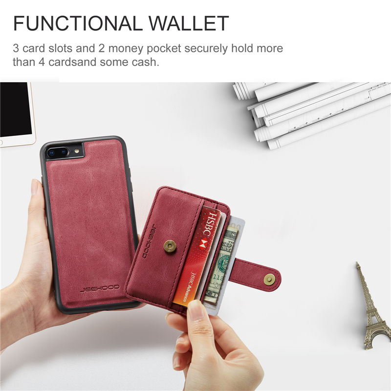 JEEHOOD iPhone 7 Plus/8 Plus Wallet Case