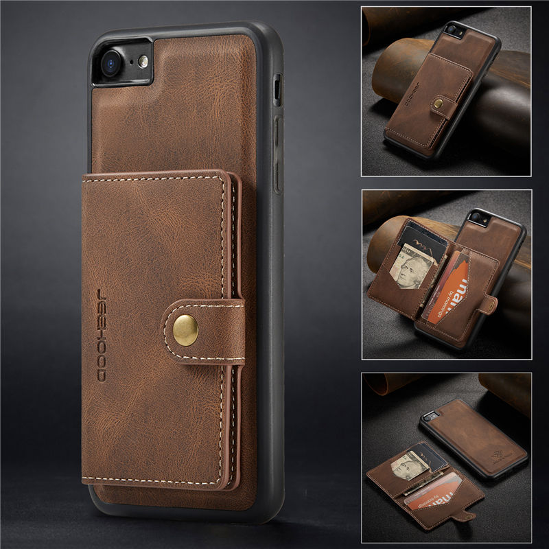 JEEHOOD iPhone 7/8/SE 2020/SE 2022 Wallet Case