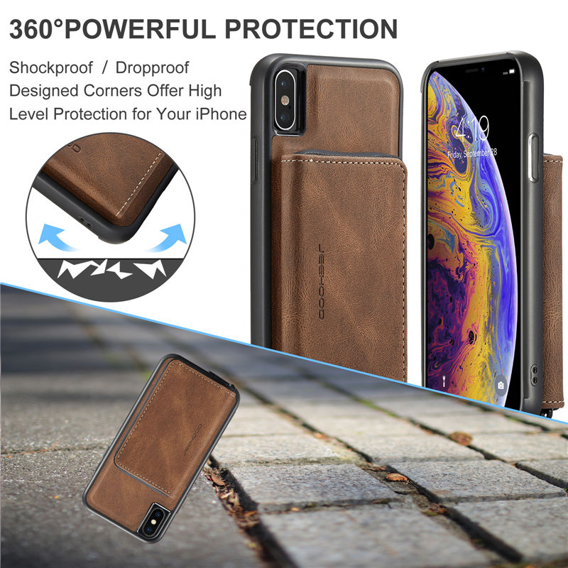 JEEHOOD iPhone X/XS Wallet Case