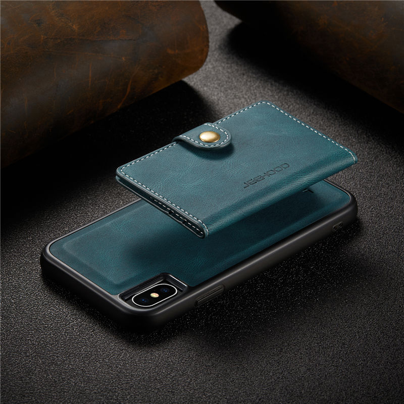 JEEHOOD iPhone XS Max Wallet Case