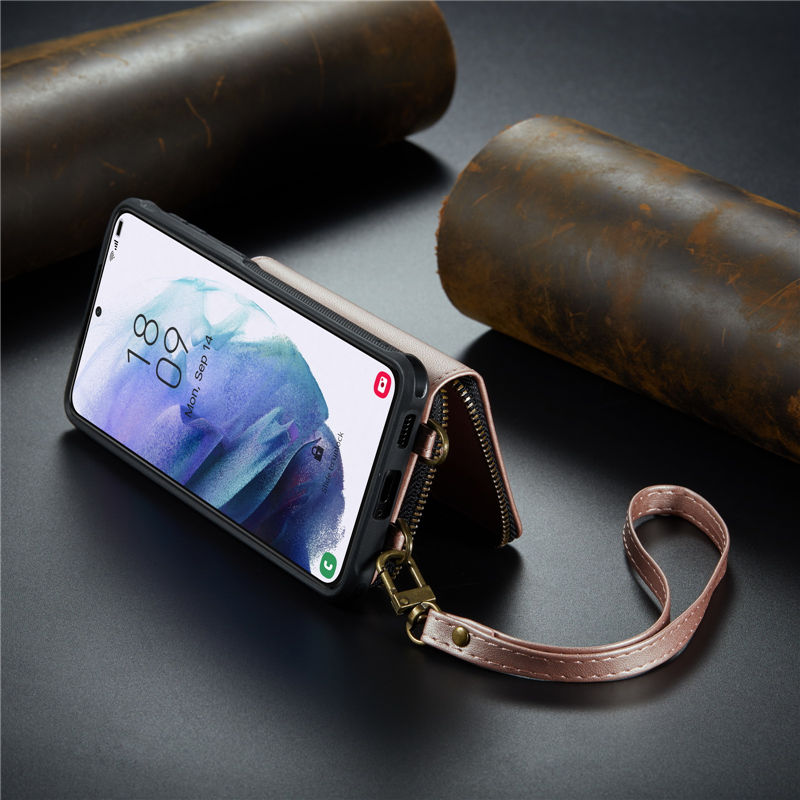 JEEHOOD Samsung Galaxy S21 Plus wallet case