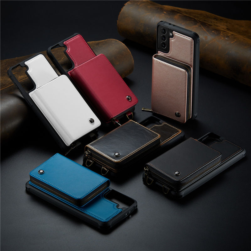 JEEHOOD Samsung Galaxy S21 wallet case