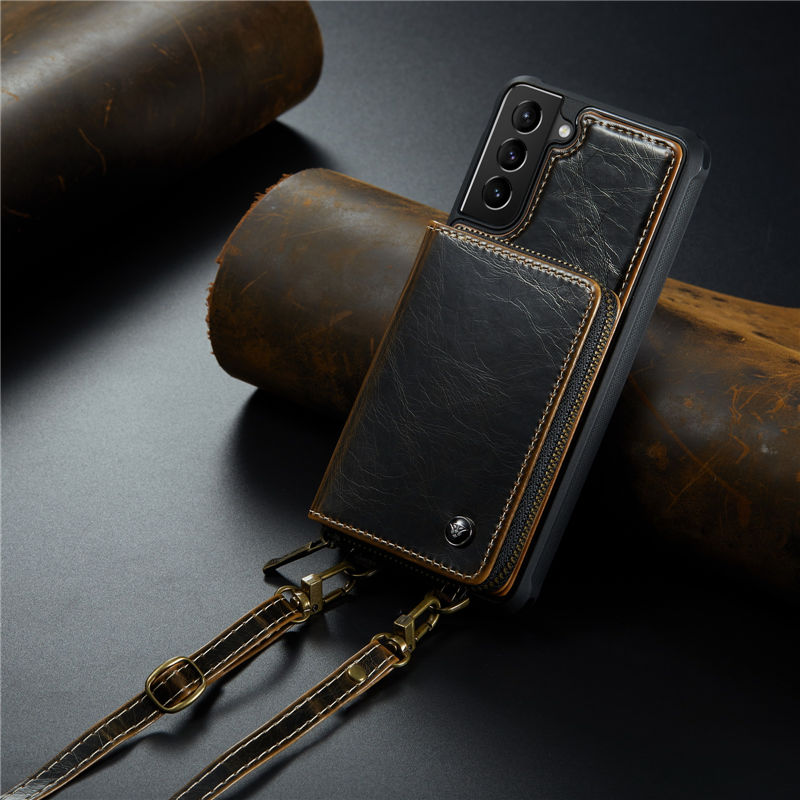 JEEHOOD Samsung Galaxy S21 Plus wallet case