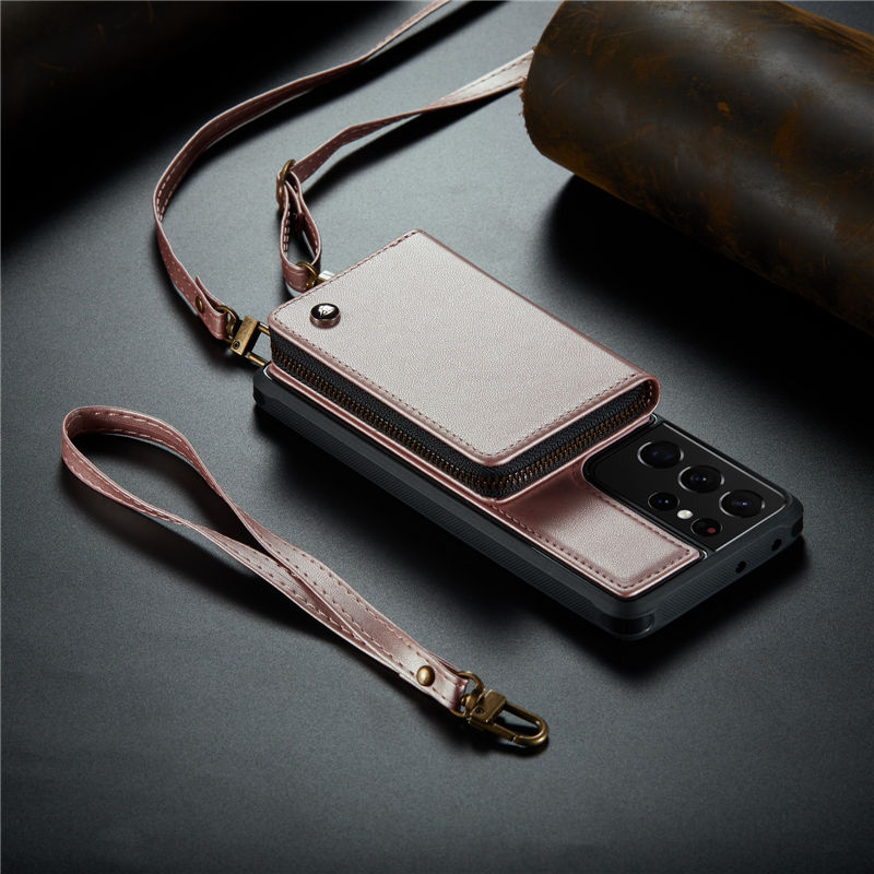 JEEHOOD Samsung Galaxy S21 Ultra wallet case