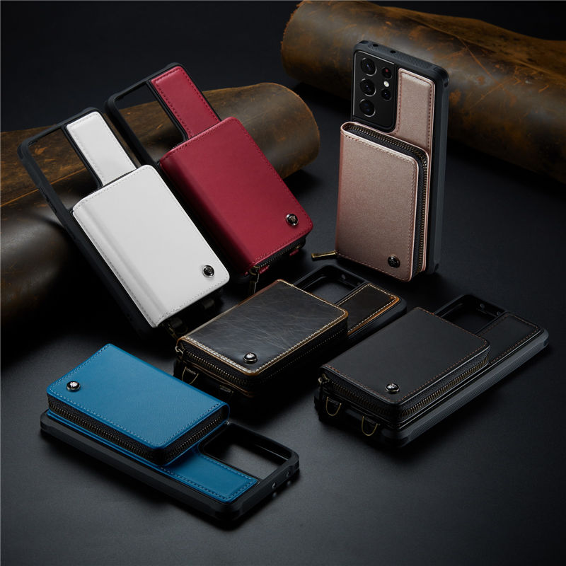 JEEHOOD Samsung Galaxy S21 Ultra wallet case