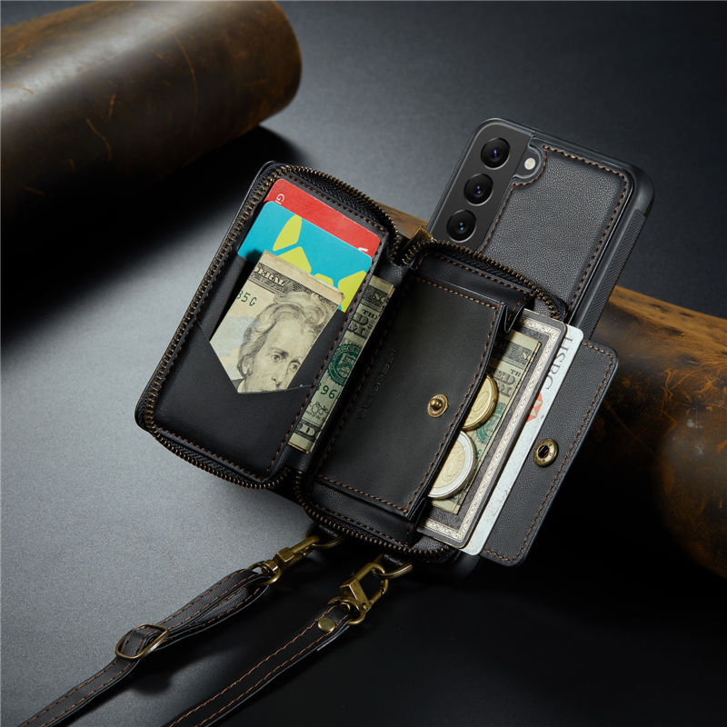 JEEHOOD Samsung Galaxy S22 Plus wallet case