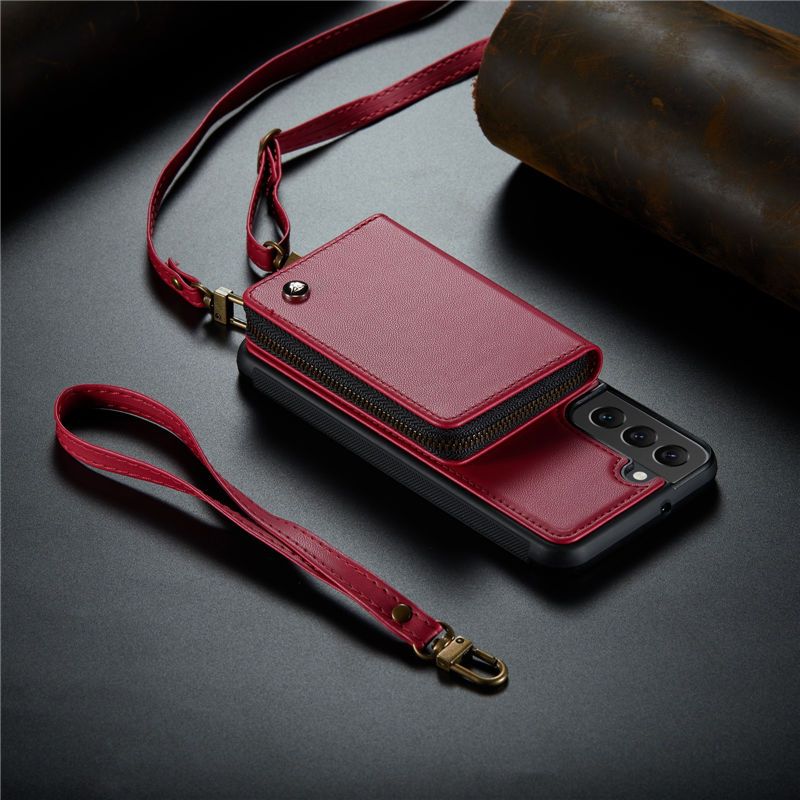 JEEHOOD Samsung Galaxy S22 wallet case