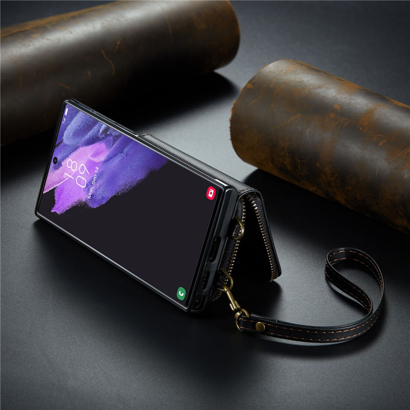 JEEHOOD Samsung Galaxy S22 Ultra wallet case