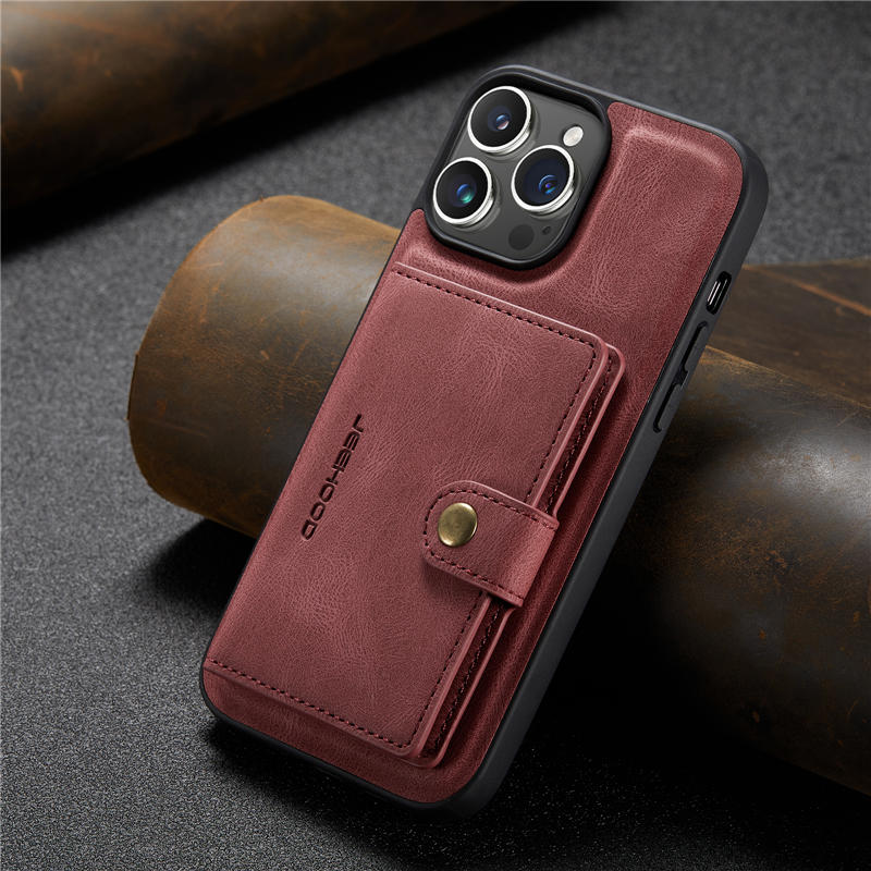 JEEHOOD iPhone 15 Pro Max Wallet Case