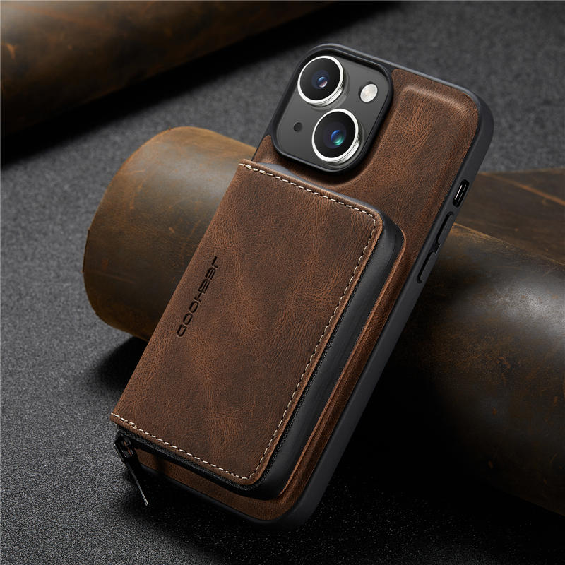 JEEHOOD iPhone 15 Plus Wallet Case