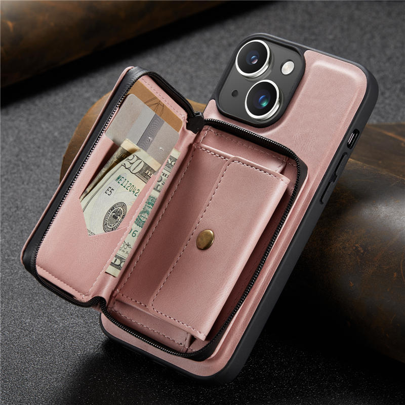 JEEHOOD iPhone 15 Plus Wallet Case