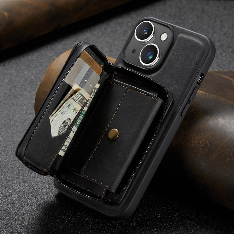 JEEHOOD iPhone 15 Wallet Case