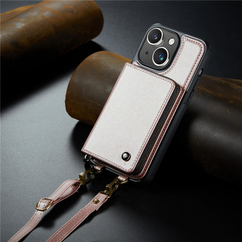 JEEHOOD iPhone 15 Plus Wallet Case