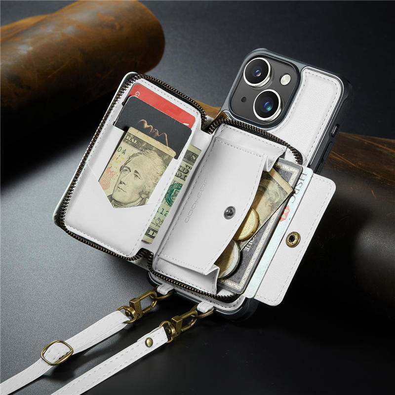 JEEHOOD iPhone 15 Plus Wallet Case