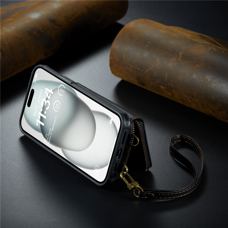 JEEHOOD iPhone 15 Plus Wallet Case