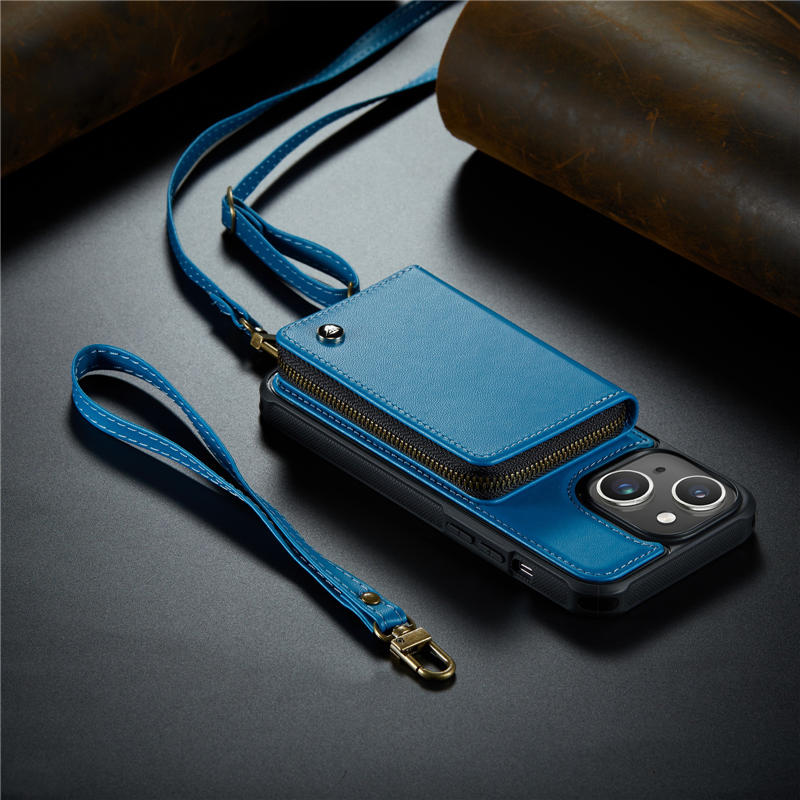 JEEHOOD iPhone 15 Plus Wallet Case