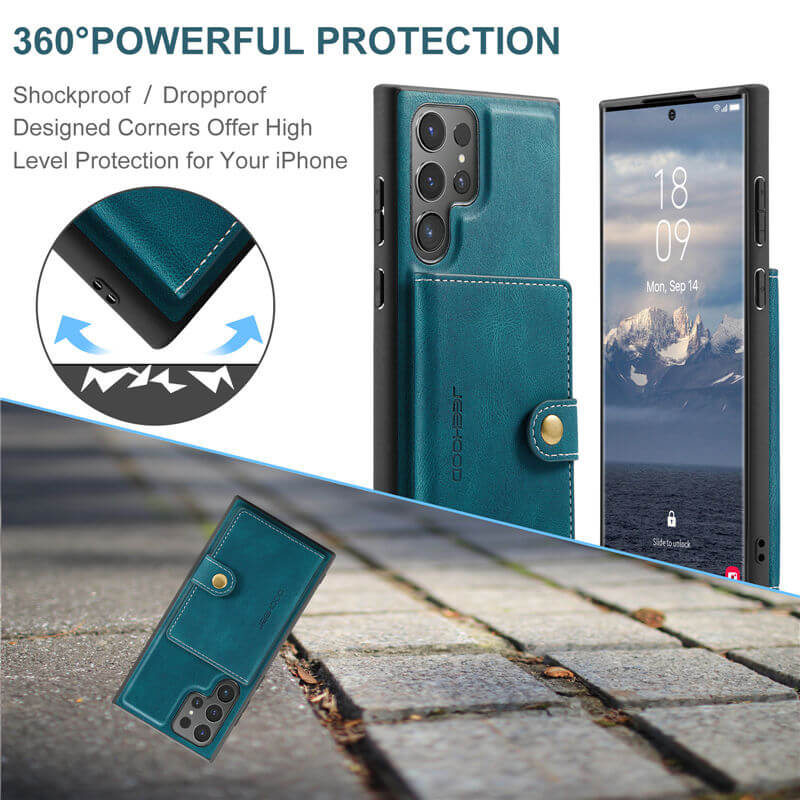 JEEHOOD Samsung Galaxy S25 Ultra Wallet Case