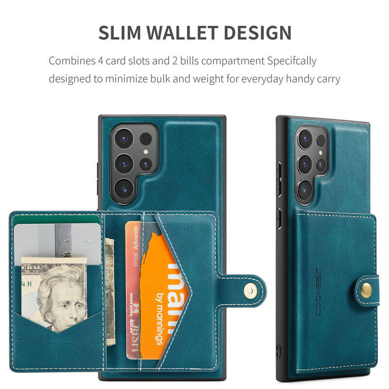 JEEHOOD Samsung Galaxy S25 Ultra Wallet Case