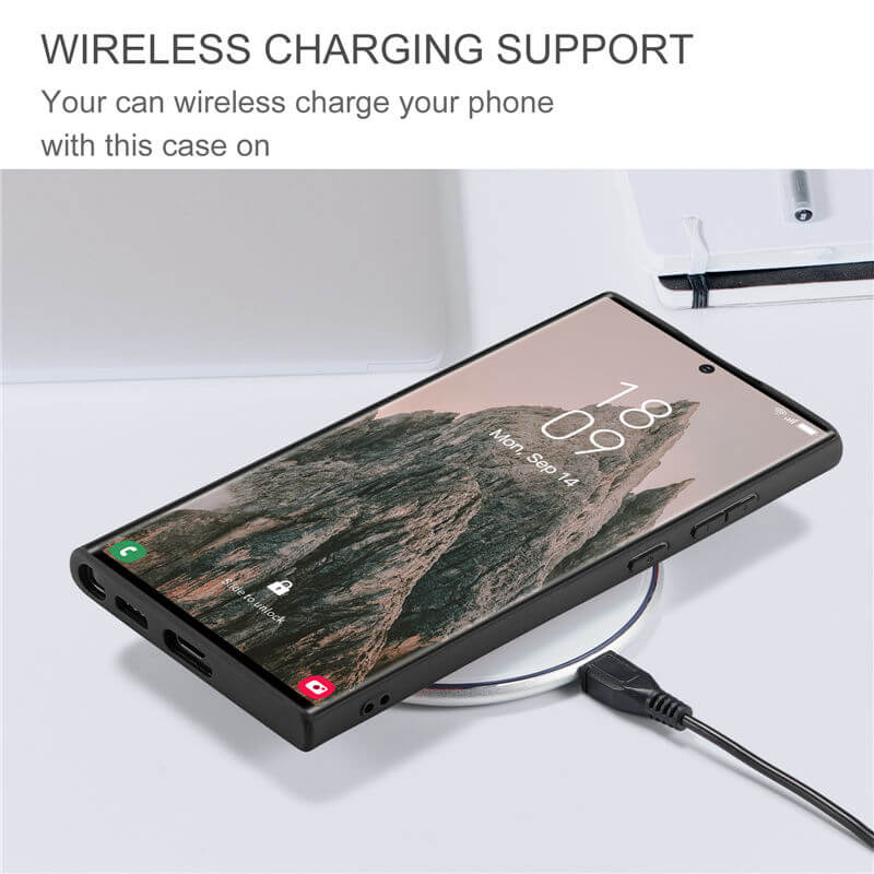 JEEHOOD Samsung Galaxy S24 Ultra 2-in-1 Magnetic Wallet Case