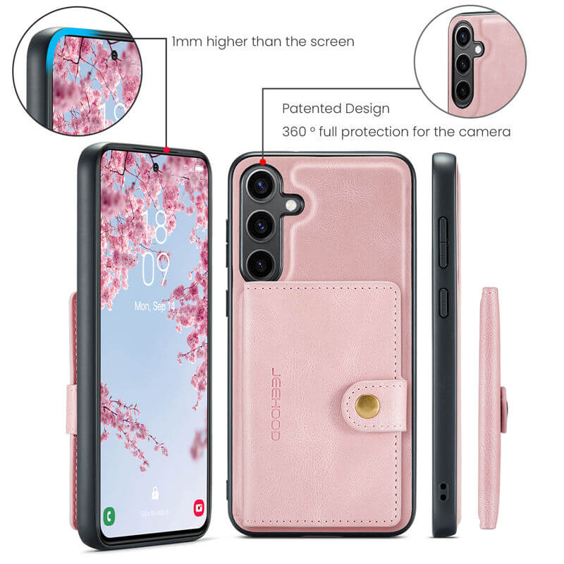 JEEHOOD Samsung Galaxy S24 Plus Wallet Case