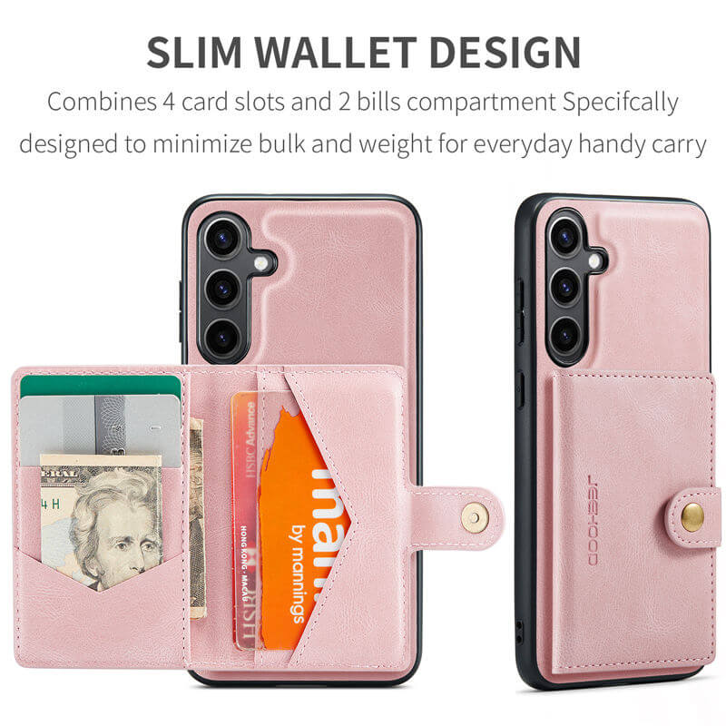 JEEHOOD Samsung Galaxy S25 Plus Wallet Case