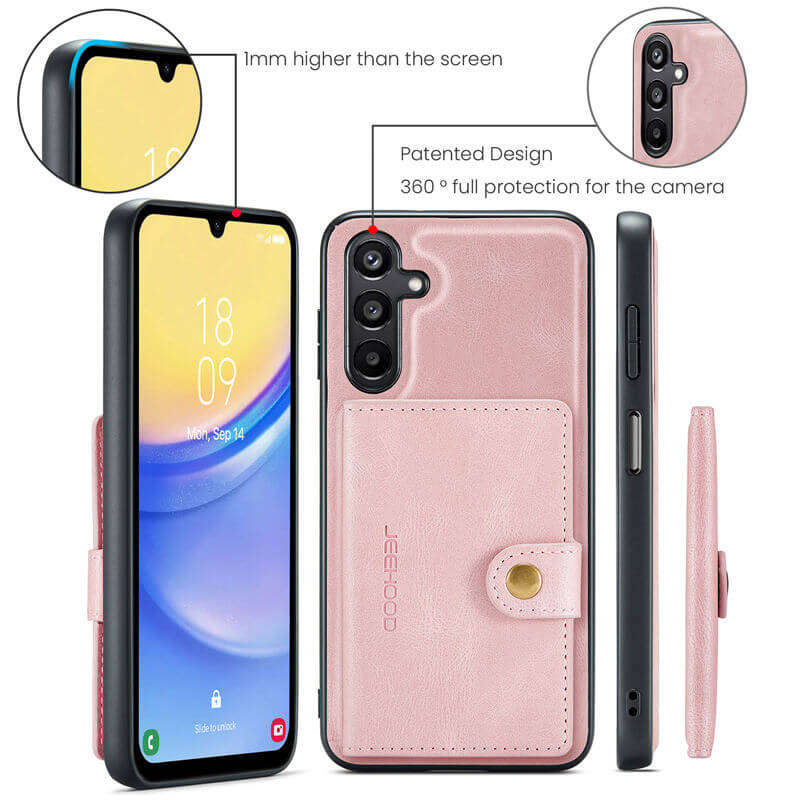 JEEHOOD Samsung Galaxy A15 5G Wallet Case