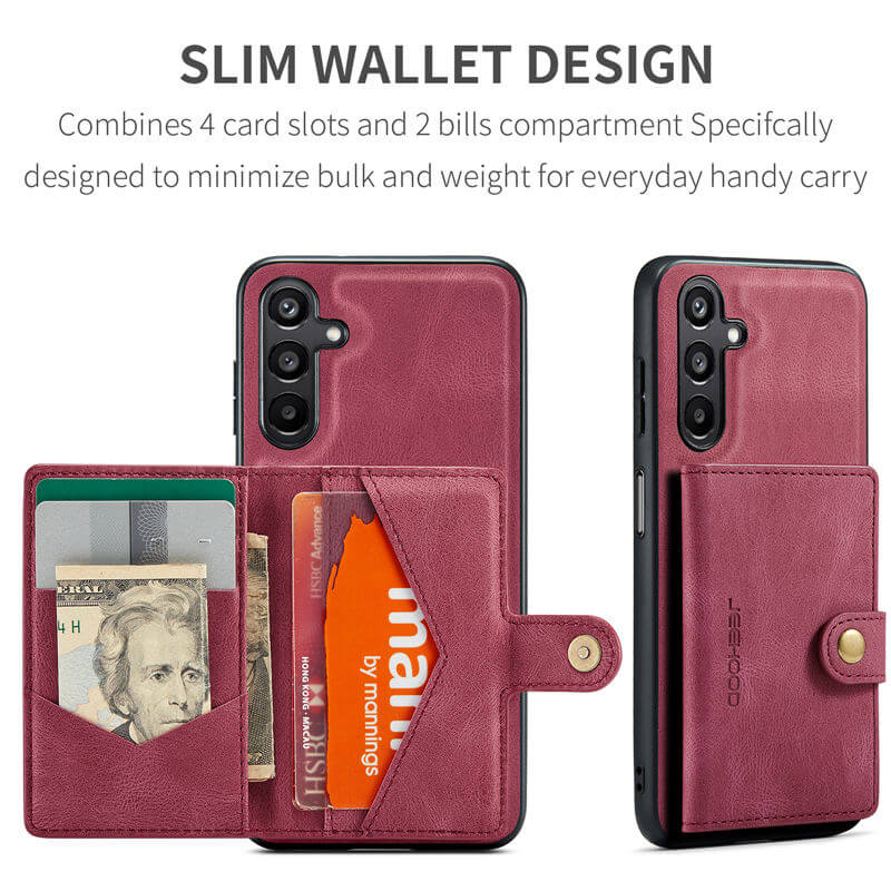 JEEHOOD Samsung Galaxy A15 5G Wallet Case