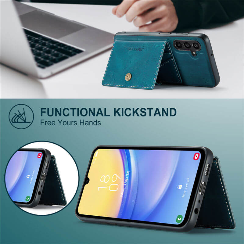 JEEHOOD Samsung Galaxy A15 5G Wallet Case