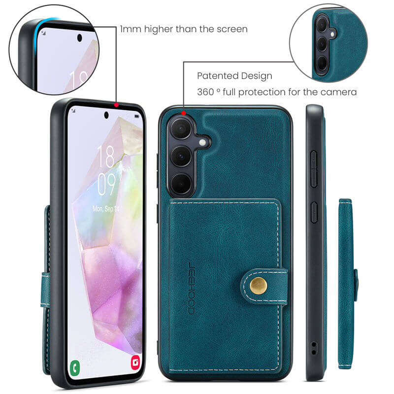 JEEHOOD Samsung Galaxy A35 Wallet Case