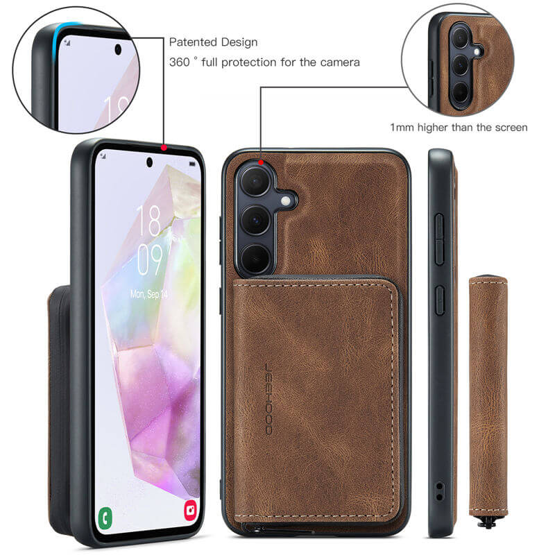 JEEHOOD Samsung Galaxy A35 Wallet Case