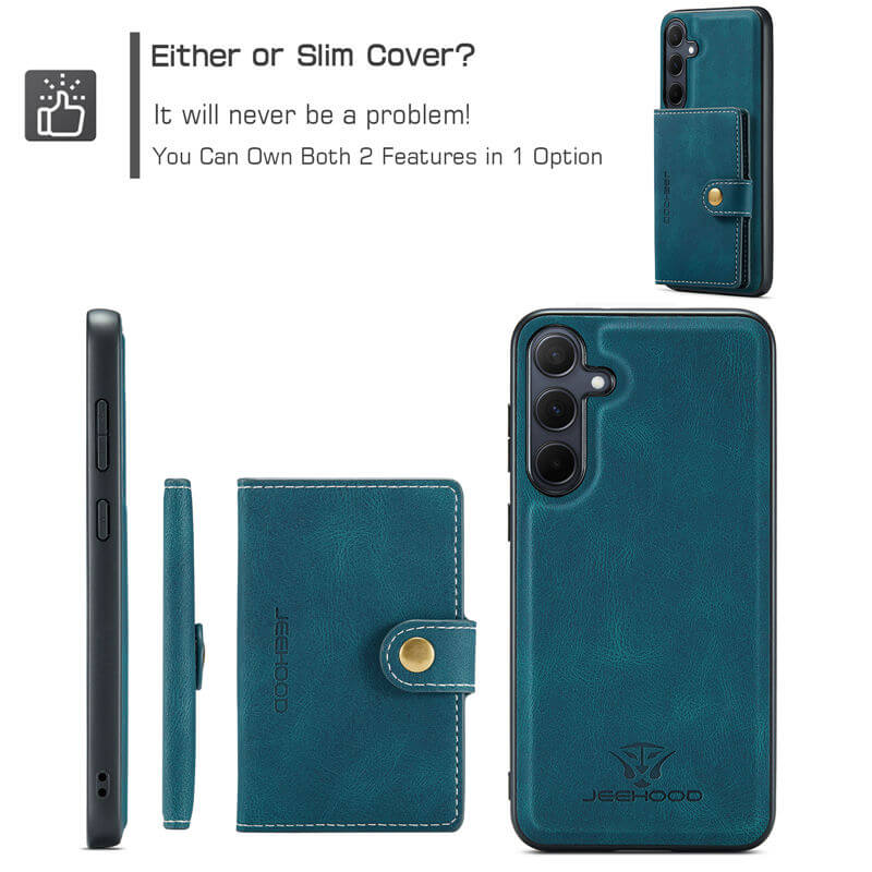 JEEHOOD Samsung Galaxy A55 Wallet Case