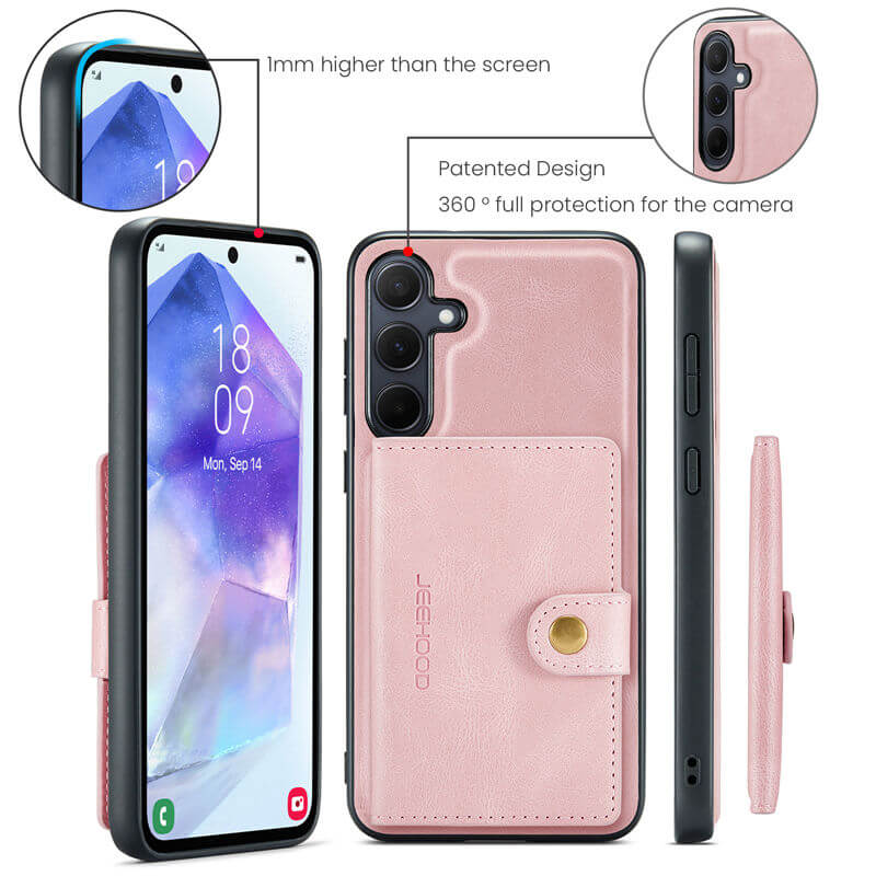 JEEHOOD Samsung Galaxy A55 Wallet Case