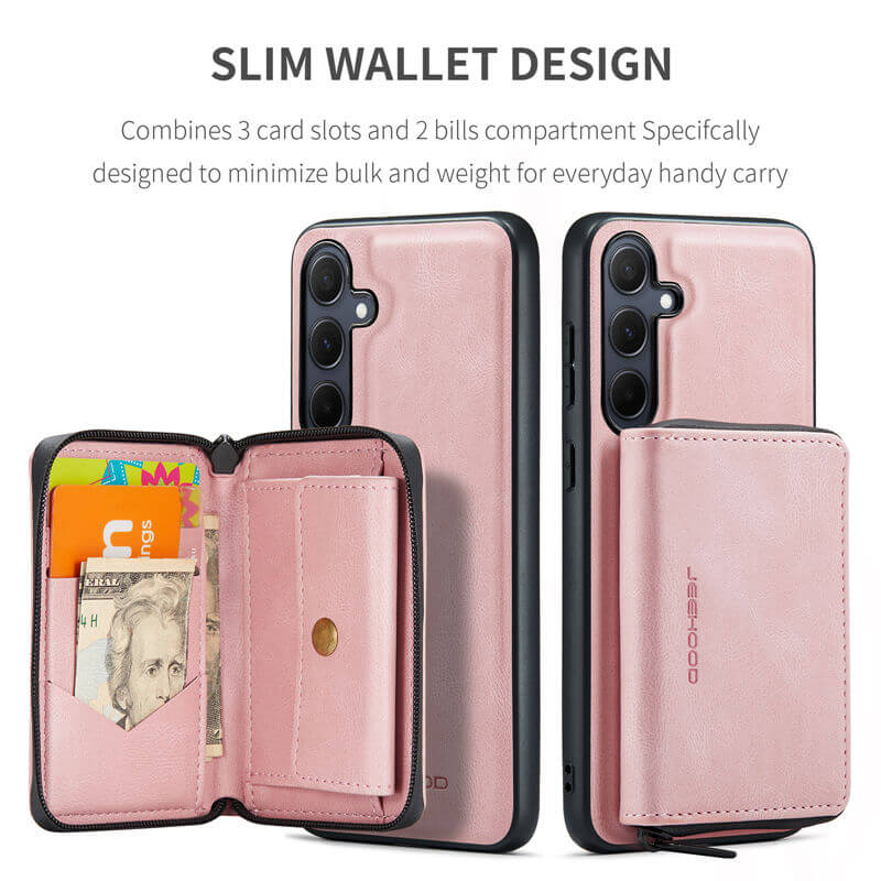JEEHOOD Samsung Galaxy A55 Wallet Case