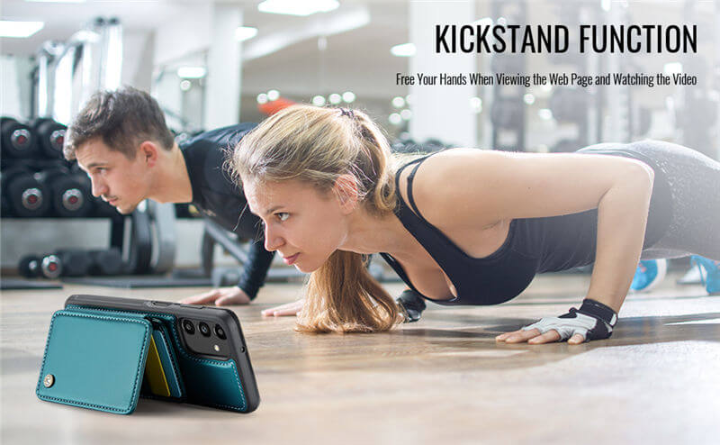 JEEHOOD Samsung Galaxy A13 5G Magnetic 2-in-1 Wallet RFID-blocking Case