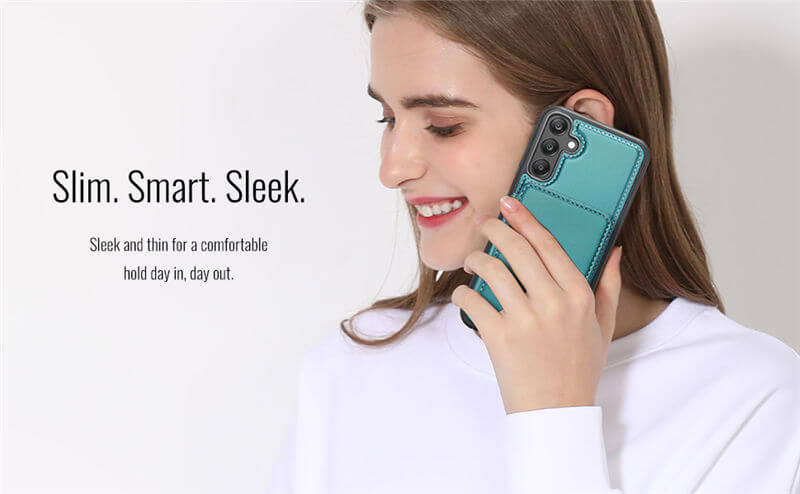 JEEHOOD Samsung Galaxy A25 Magnetic 2-in-1 Wallet RFID-blocking Case