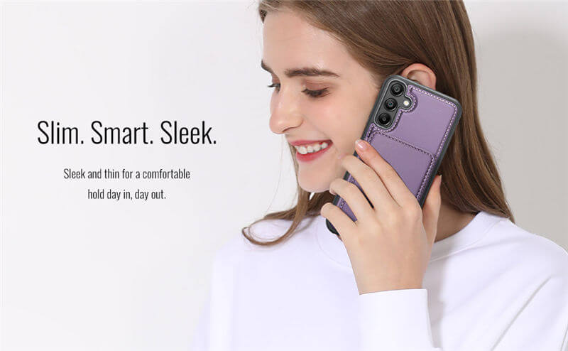JEEHOOD Samsung Galaxy A35 Magnetic 2-in-1 Wallet RFID-blocking Case